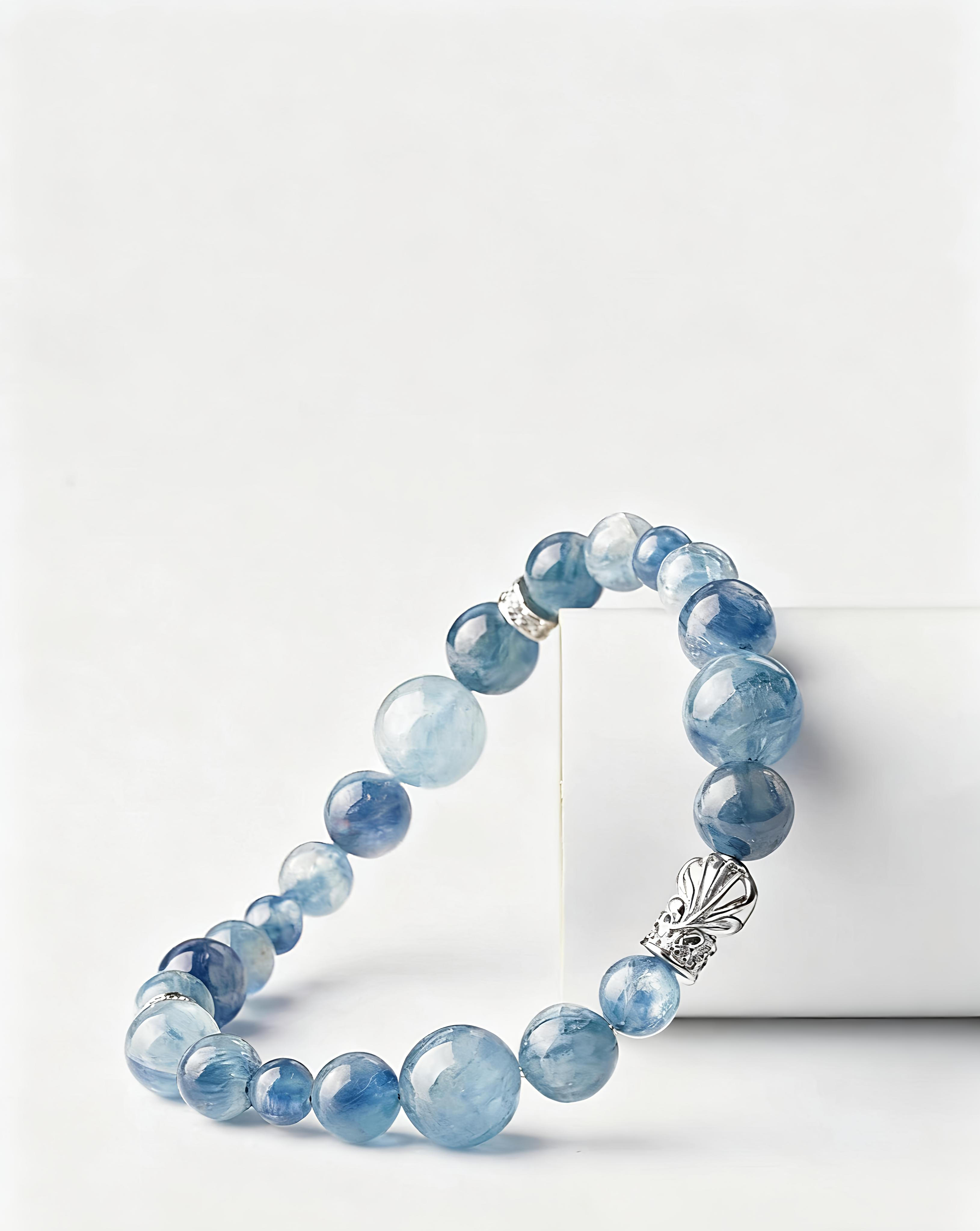 Azure Ocean Blue Crystal Bracelet