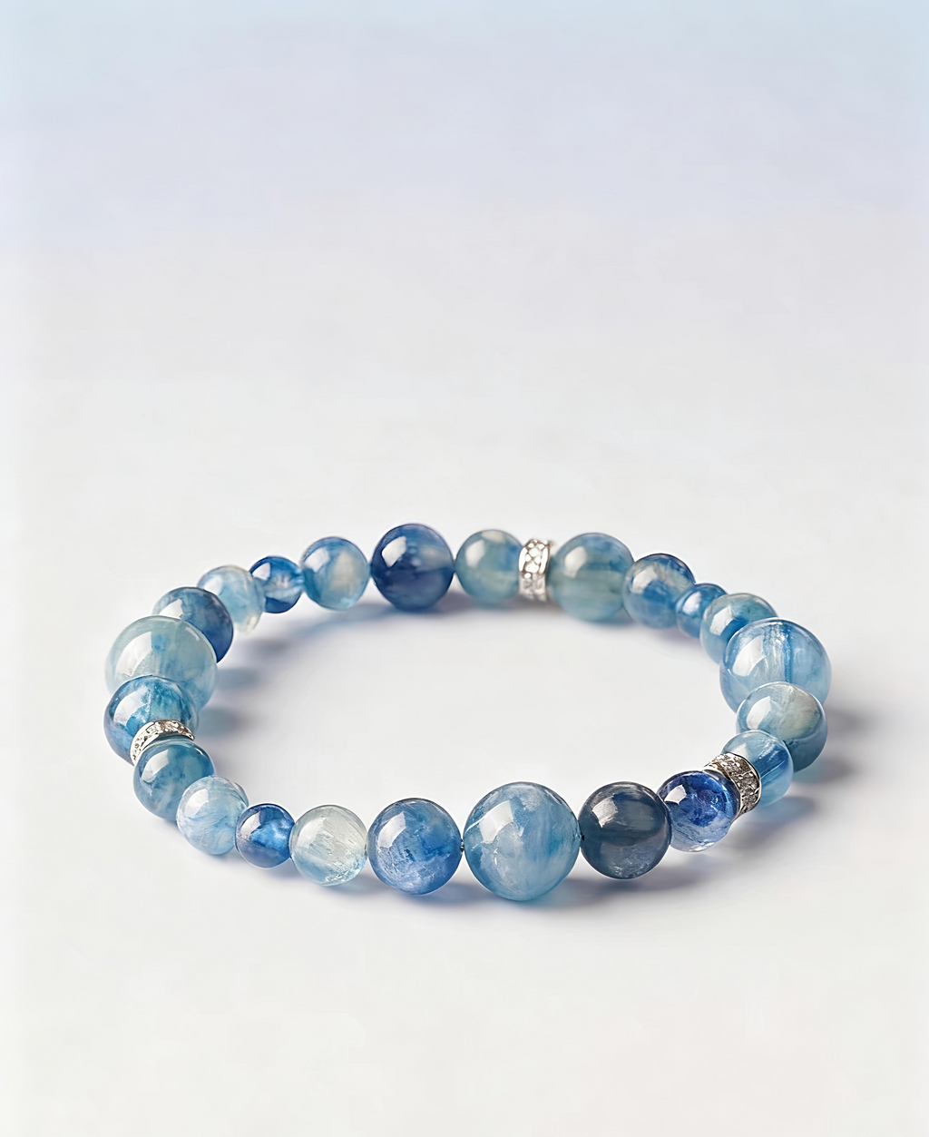 Azure Ocean Blue Crystal Bracelet