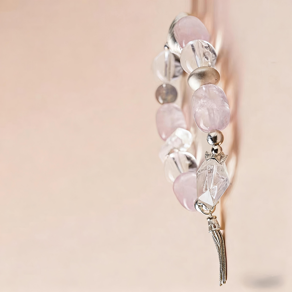 Pink Beach Crystal Bracelet