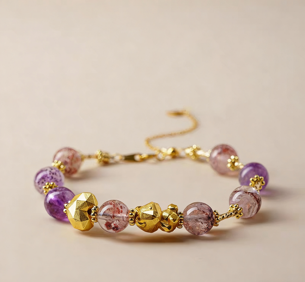 Prosperity Light Luxury Natural Crystal Bracelet