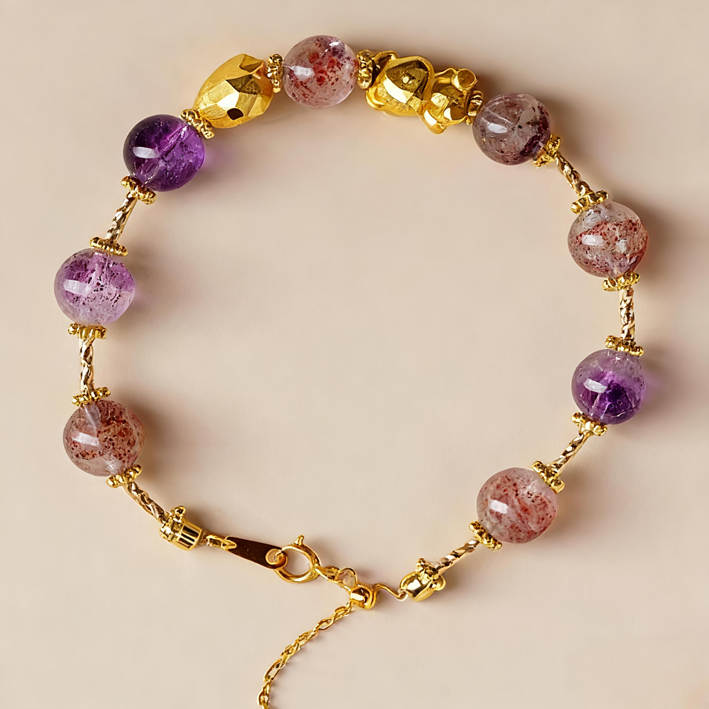 Prosperity Light Luxury Natural Crystal Bracelet