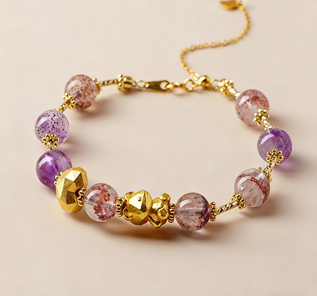 Prosperity Light Luxury Natural Crystal Bracelet